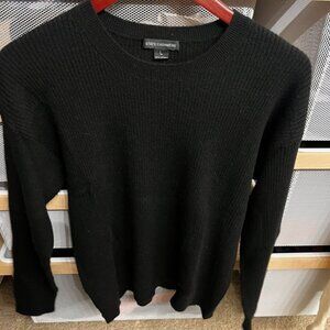 Black Cashmere round neck sweater